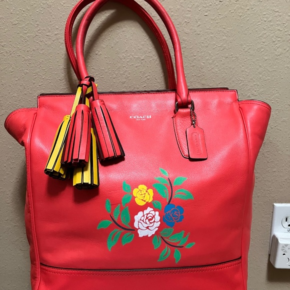 Coach (Large) customized bag Bright Pink - Picture 1 of 13